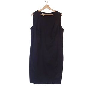 Austin Reed Dress size 16 Black sleeveless pencil‎